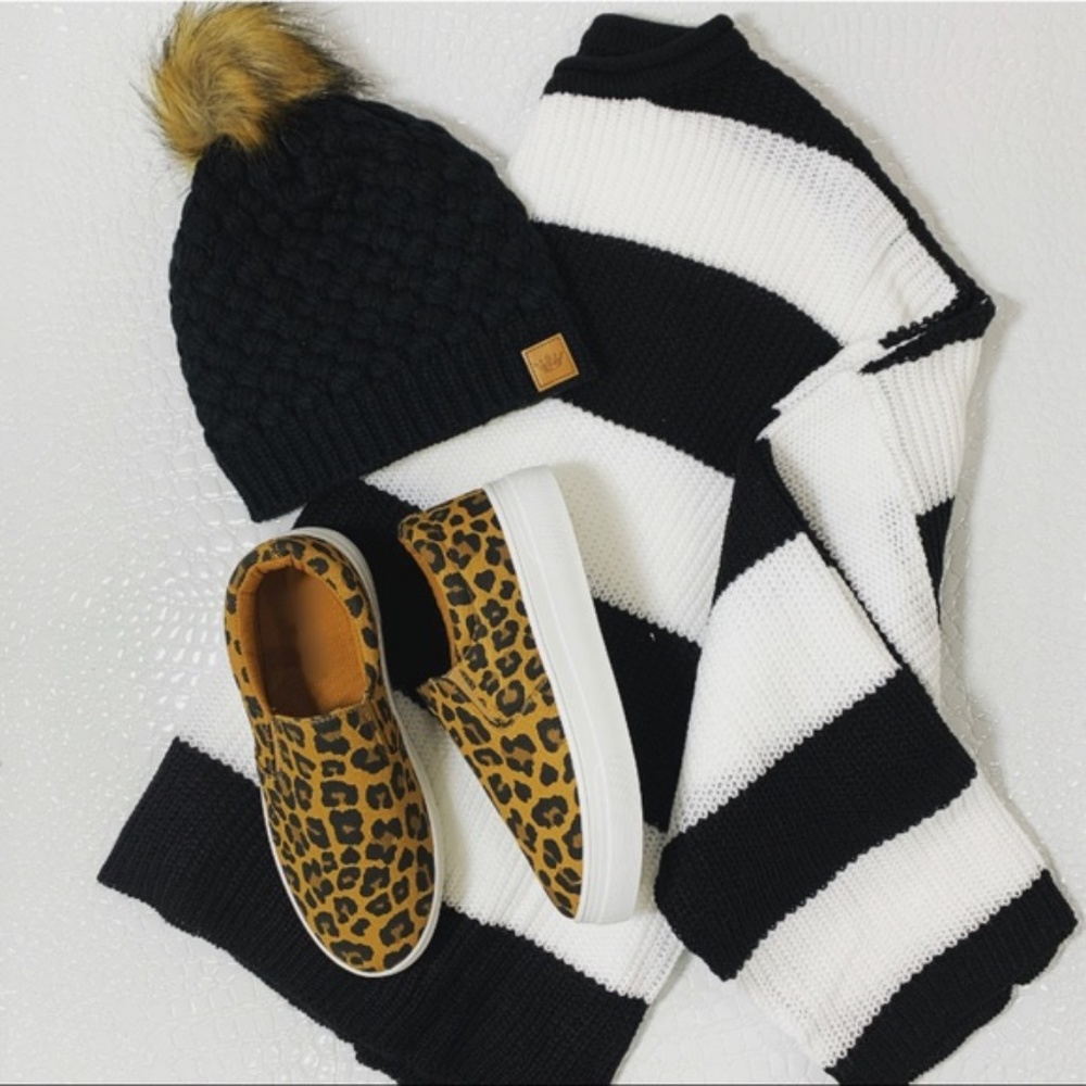 LAST PAIR! Leopard Print Slip on Sneakers - Picture 8 of 8